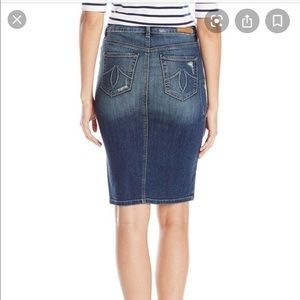 Level 99 Denim Pencil Skirt